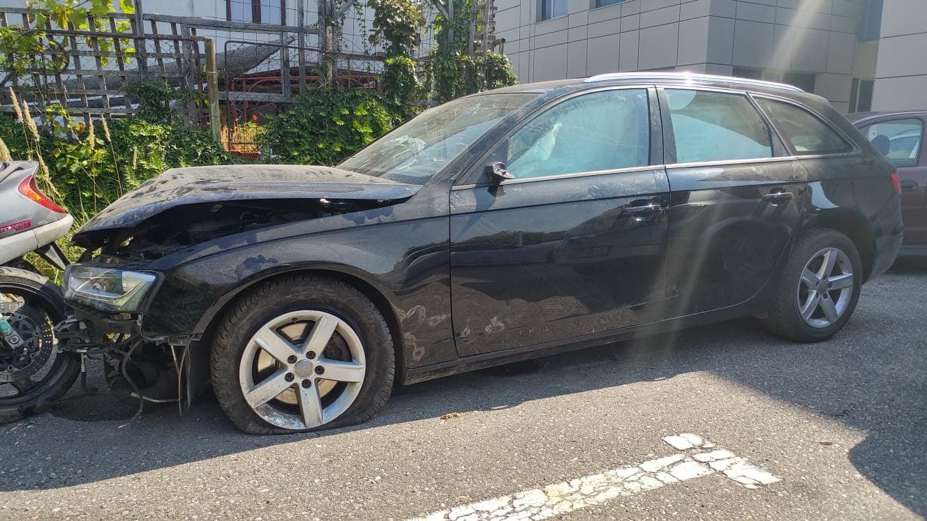 Sofer baut si fara permis a provocat un accident