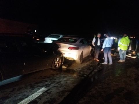 Carambol cu 6 masini pe A1 5