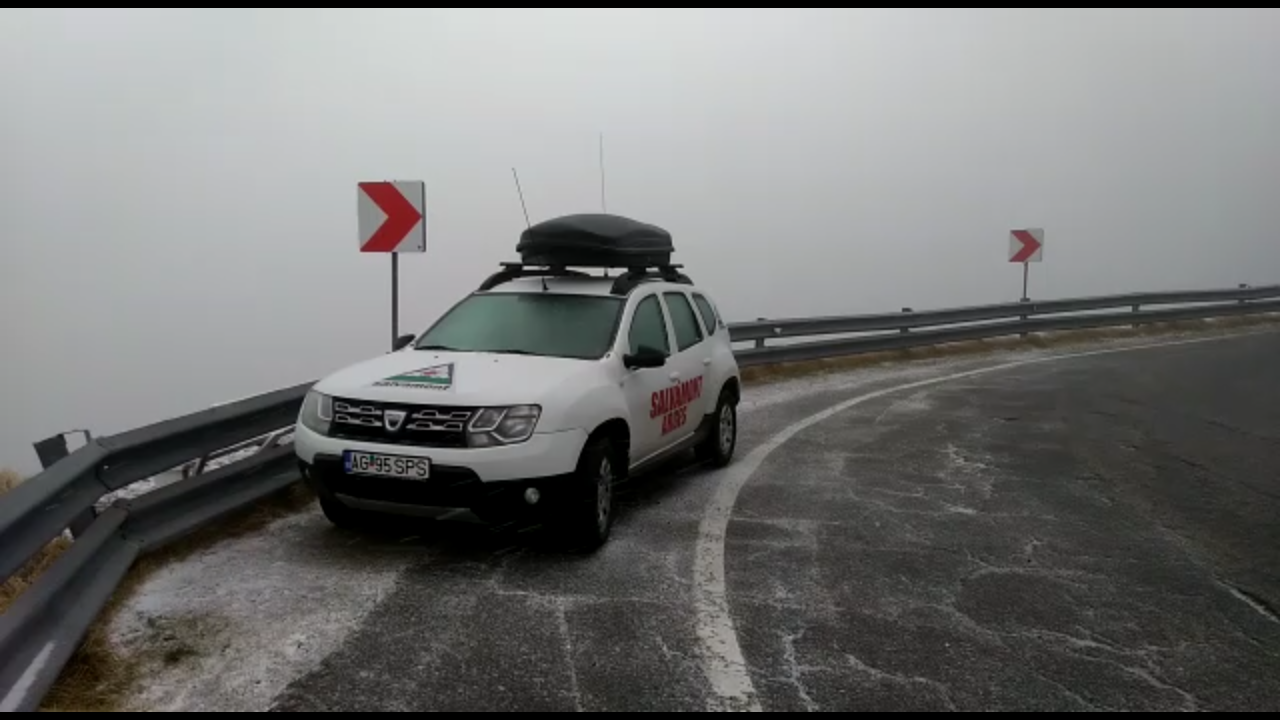 vremea rea s-a instalat in Fagaras