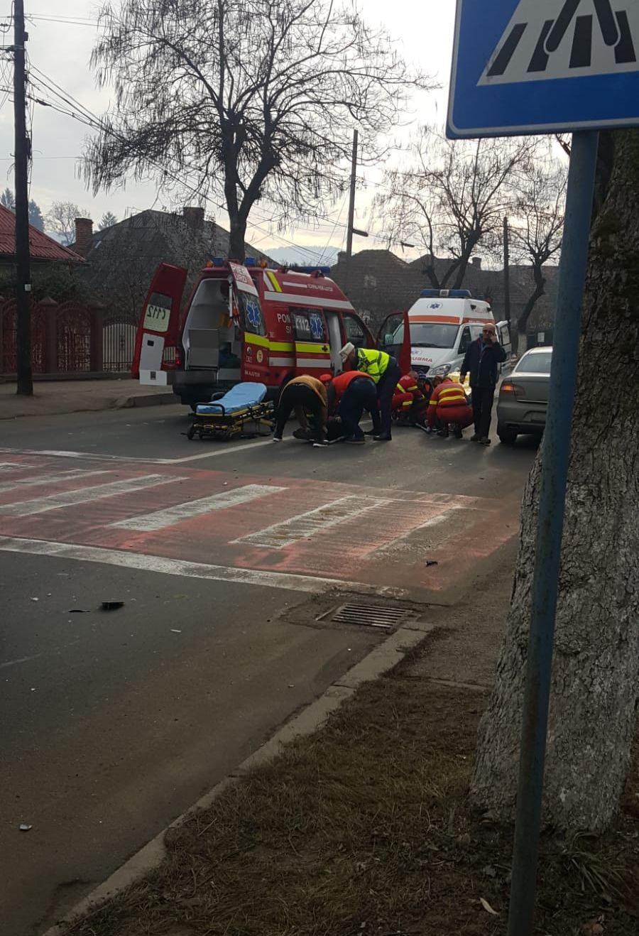 Doua femei lovite pe trecerea de pietoni la Curtea de Argeș1
