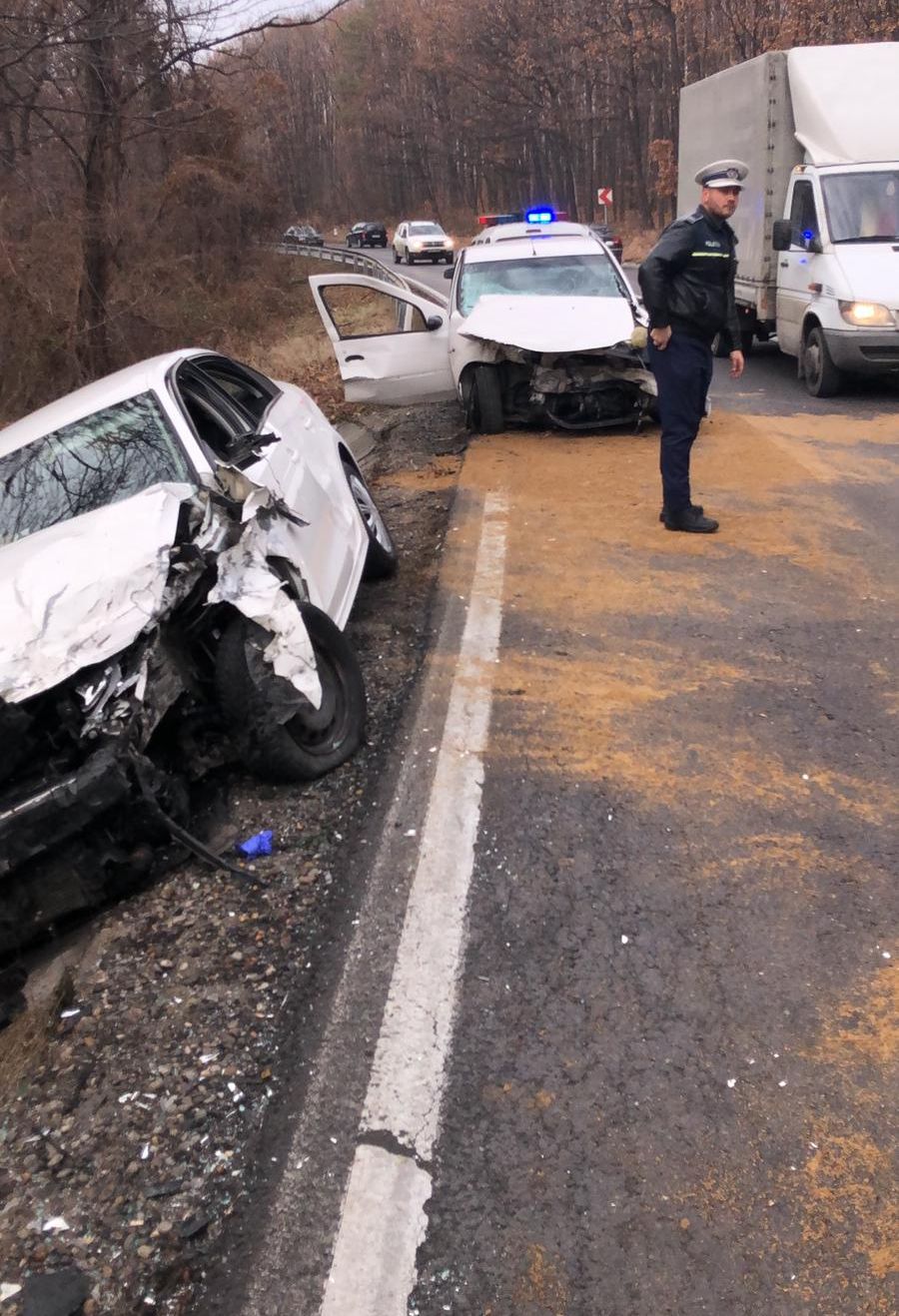 accident cu 4 raniti la Cotmeana pe DN 7