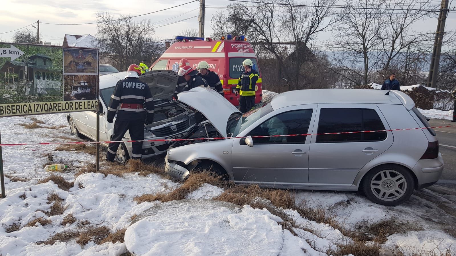 accident la Băiculești