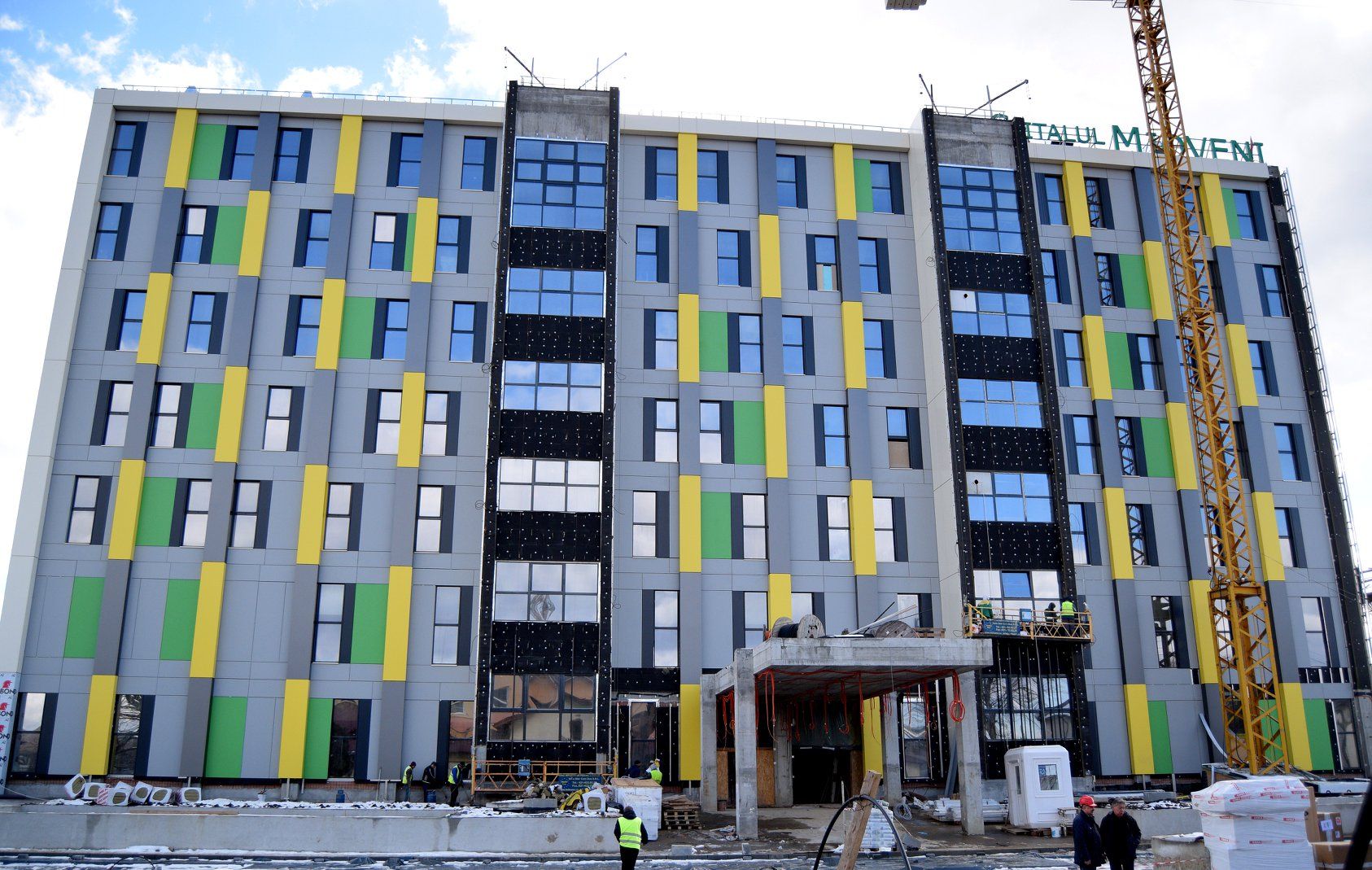 spital din Mioveni stadiul lucrării