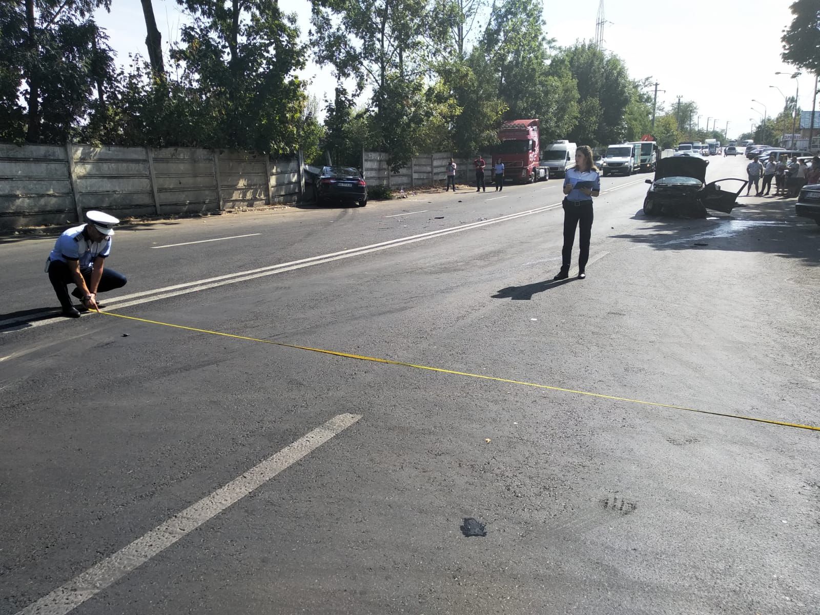 șoferi accident - calea Drăgășani