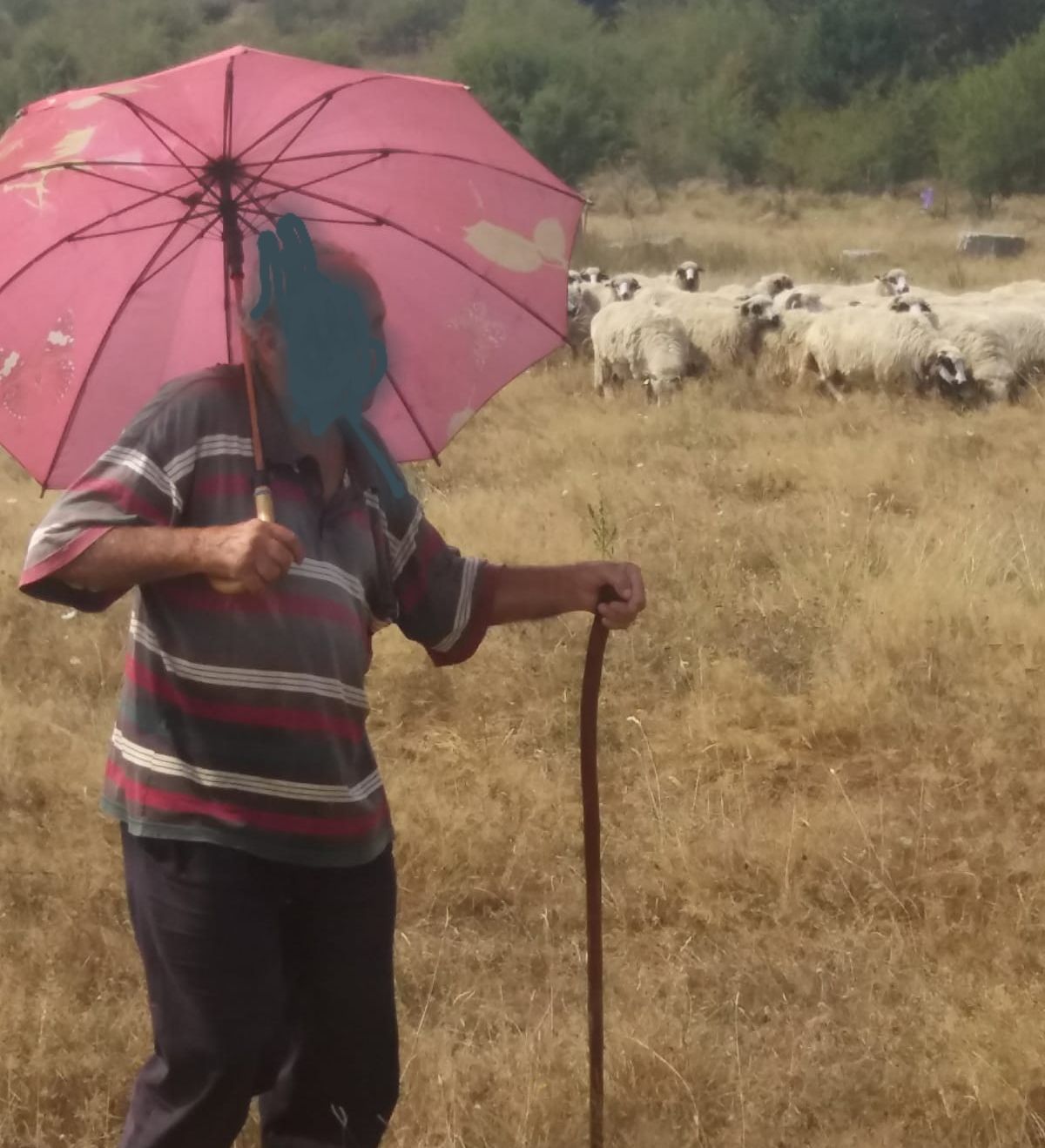 bărbat salvat din flăcări