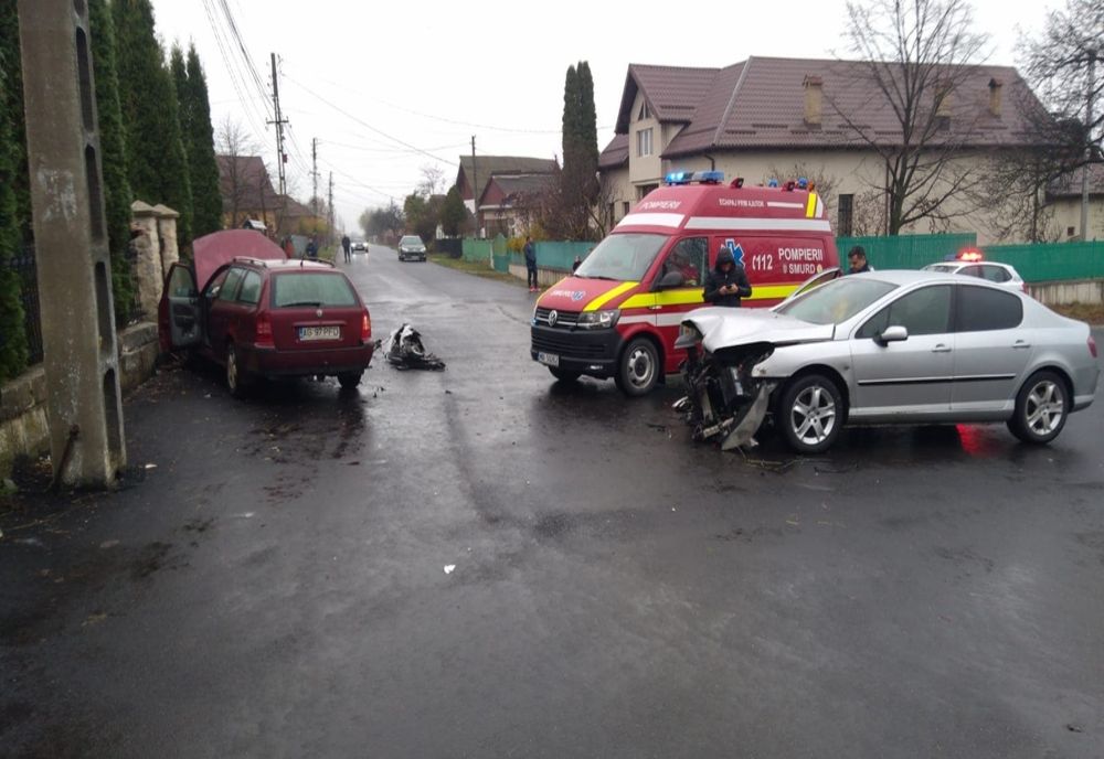 Accident lângă biserică, la Valea Mare Pravăţ