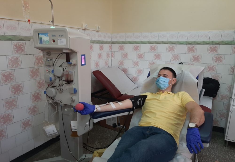 Polițiștii argeșeni au donat sânge și plasmă!