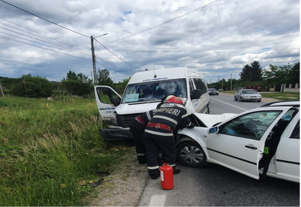 Accident soldat cu 3 victime la Călinești!