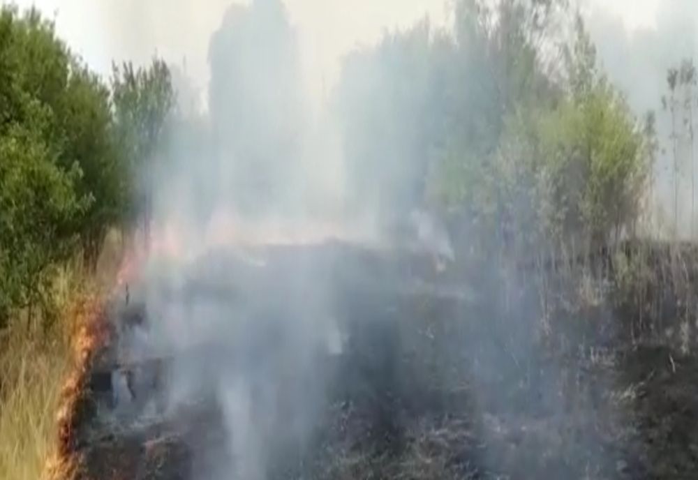 Incendiu în Unghieni, în această seară