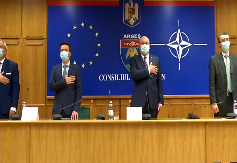 Ședința de constituire a noului Consiliu Județean Argeș