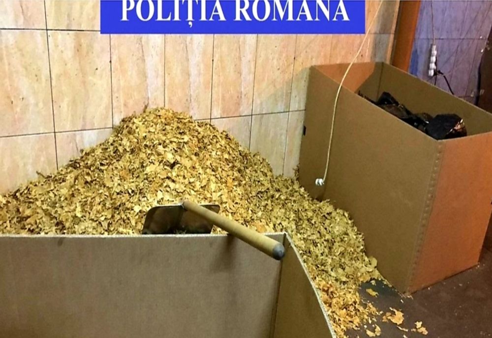 1 000 de kilograme de tutun într- o brutărie