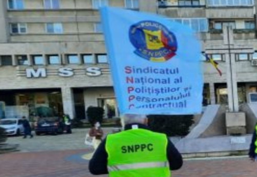 Sindicatele poliţiştilor au continuat acţiunile de protest