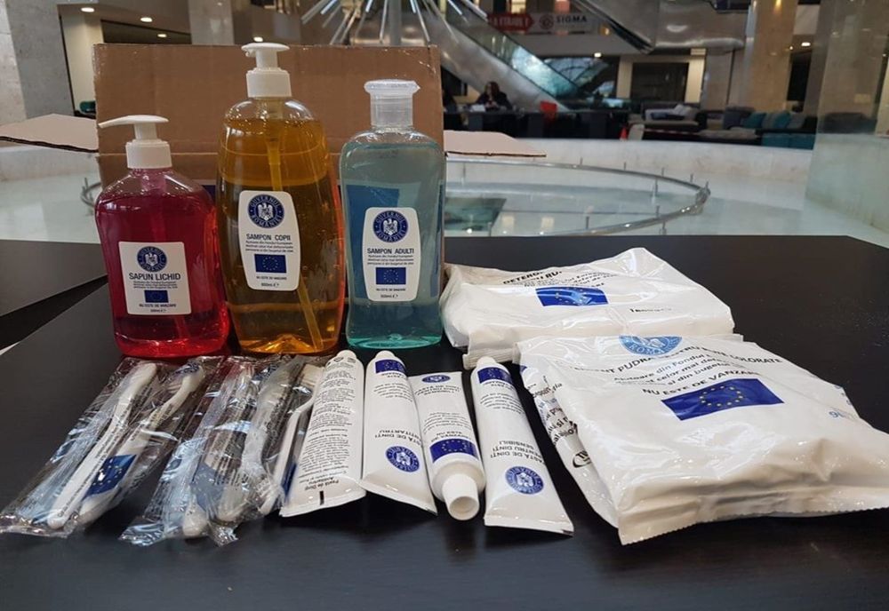 Pitești: Acţiune de distribuire a produselor pentru persoane defavorizate