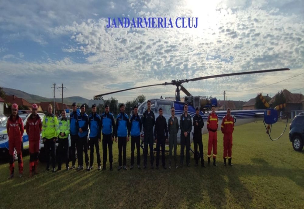 Supraveghere aeriană pe timpul desfășurării Raliului Clujului