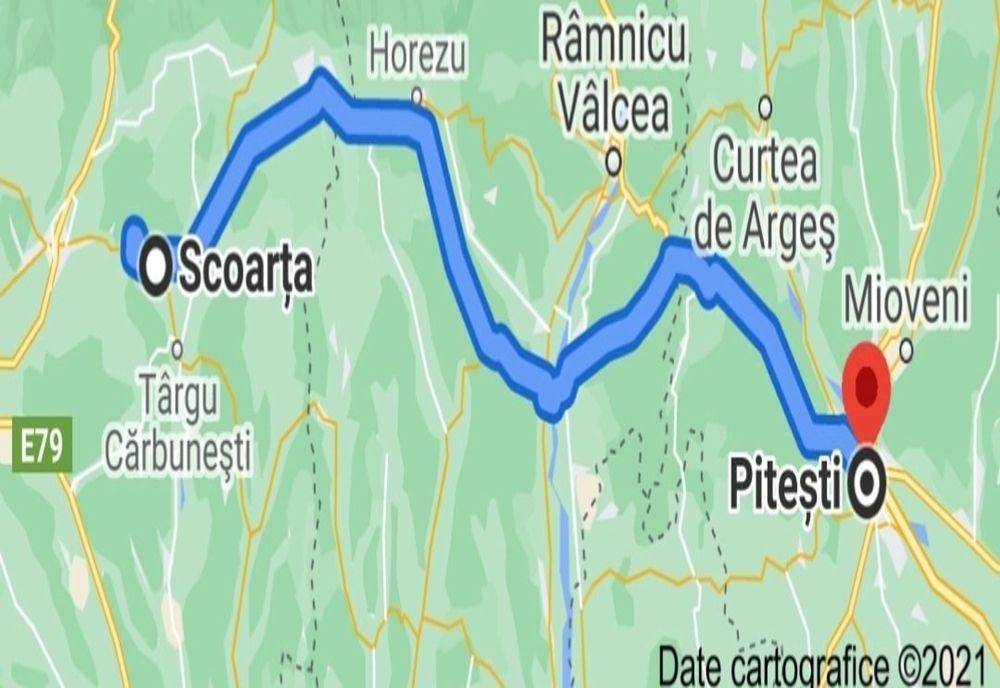 Reabilitarea drumului naţional DN 67 B Scoarţa - Piteşti, blocată. Drumul trece prin judeţele Gorj, Olt şi Argeş