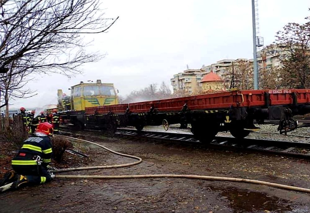 Atenție! Simulare ISU Argeș în caz de incident feroviar