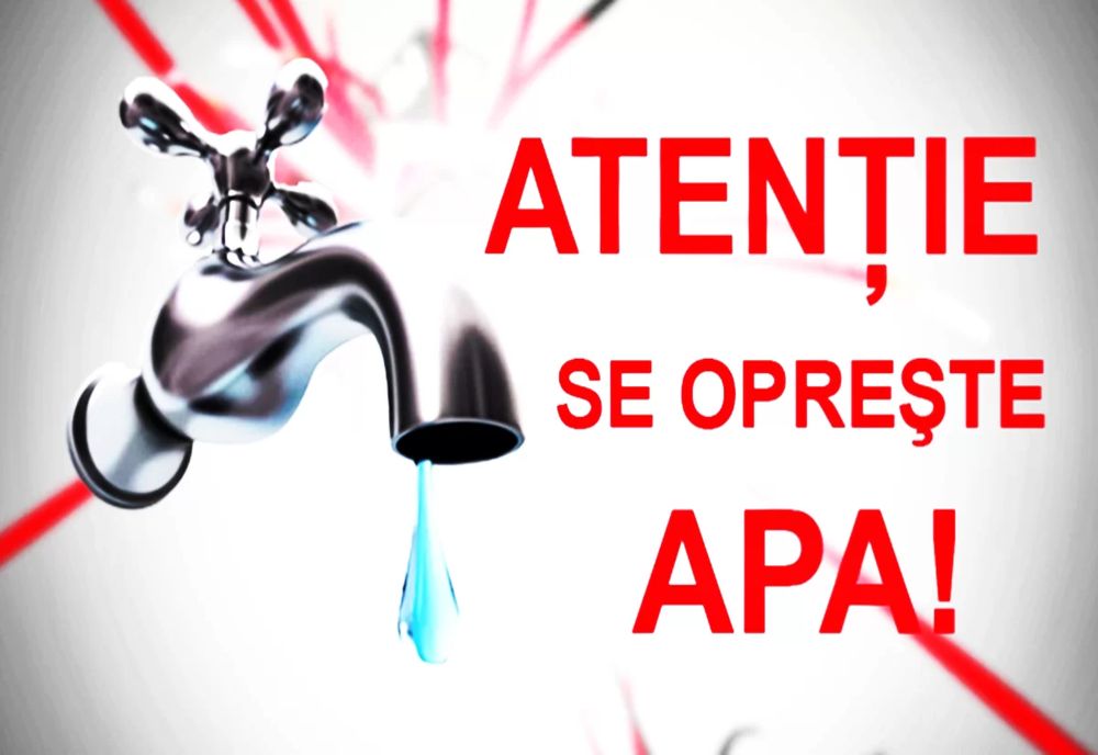 Alimentarea cu apă va fi oprită în Pitești, în urma unei avarii
