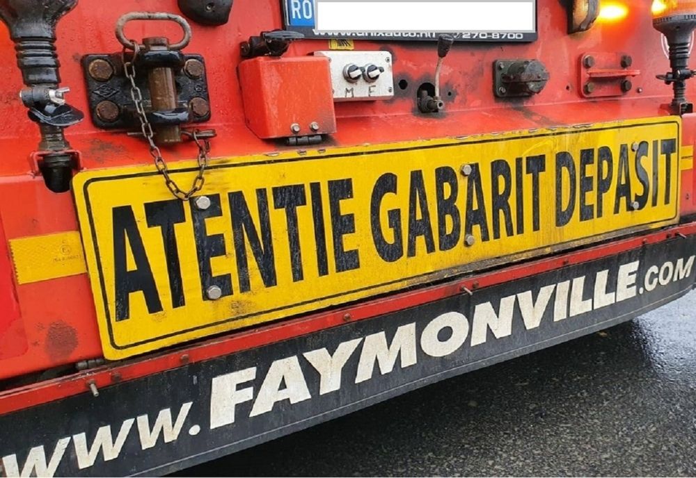 Transport agabaritic în această noapte