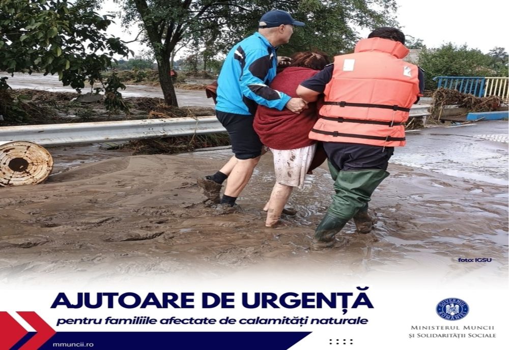 AJUTOARE DE URGENȚĂ DE 100 DE MILIOANE DE LEI PENTRU SPRIJINIREA A APROXIMATIV 6.500 DE FAMILII ȘI PERSOANE SINGURE AFECTATE DE FURTUNI, INUNDAȚII LI ALUNECARI DE TEREN