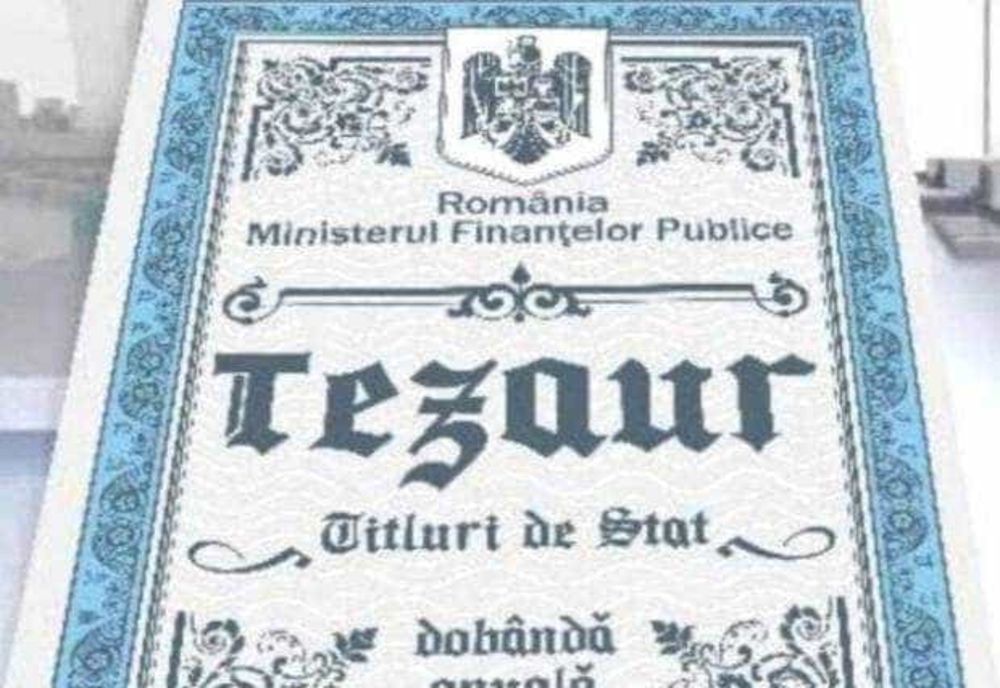 ROMÂNII POT INVESTI ÎN TITLURI DE STAT TEZAUR CU MĂTURITĂȚI DE 1,3 ȘI 5 ANI