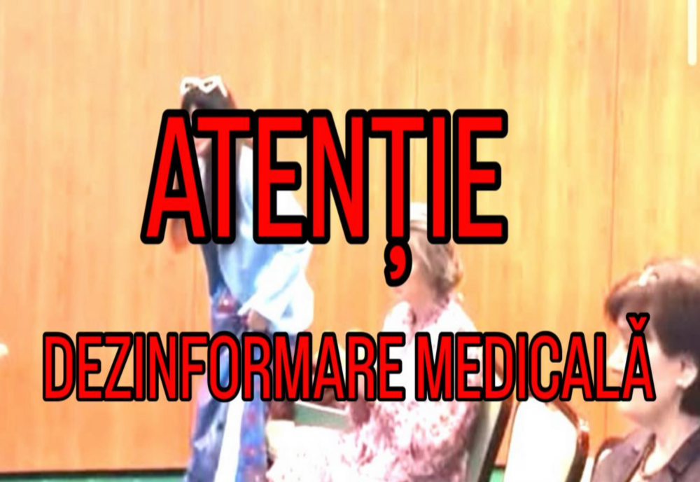 CNAS ȘI MINISTERUL SĂNĂTĂȚII AVERTIZEAZĂ ASUPRA PERICOLULUI DEZINFORMĂRII MEDICALE