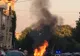 VIDEO-Mașină în flăcări, la Pitești! A luat foc în timpul mersului
