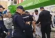Protestatarii care îl aşteptau pe Liviu Dragnea au fost ridicaţi de jandarmi