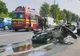 Accident cu două maşini şi o motocicletă la Valea Ursului