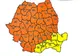 Cod portocaliu de vreme instabilă şi ploi în Argeş