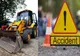 Ciocnire între un buldoexcavator și o mașină