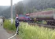 O cisternă feroviară cu peste 50 de tone de benzină a luat foc, între Azuga și Predeal. Trafic blocat   