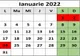 Calendarul zilelor libere legale 2022