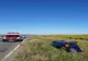 S-a rostogolit cu mașina în lanul de floarea soarelui