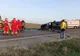 ACCIDENT GRAV PE DN 2: DOUĂ VICTIME DECEDATE ȘI ZECE RĂNIȚI ÎNTR-UN ACCIDENT CU DOUĂ AUTOTURISME ȘI UN MICROBUZ LA BĂLCĂUȚI