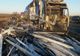 Un TIR încărcat cu termopane a ars pe Autostrada A1 București - Pitești