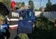 Video-S-a răsturnat cu mașina într-o grădină, la Buzoești!