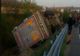Un camion cu animale răsturnat pe A1