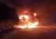 INCENDIU LA UN CAP TRACTOR CU REMORCĂ ÎN COMUNA SUSENI